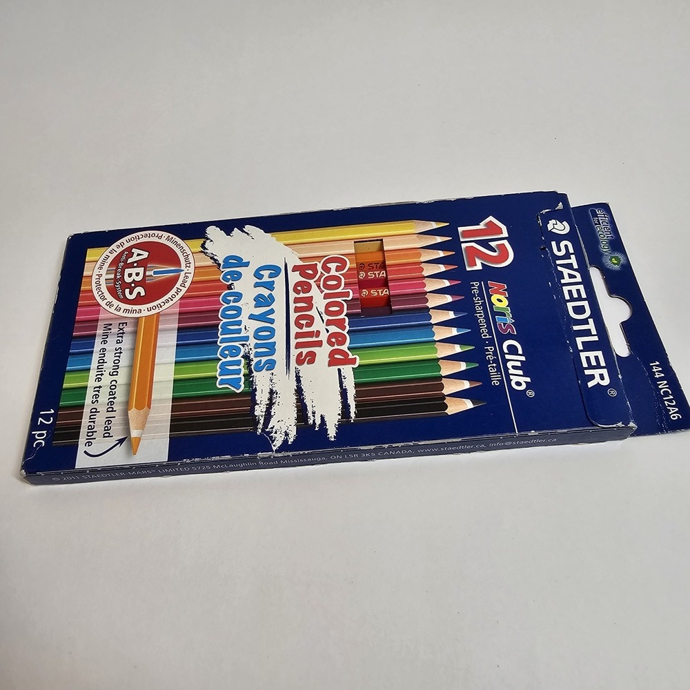 Staedtler Noris Club Colored Pencils 12 Pack Pre Sharpened New - Picture 6 of 11